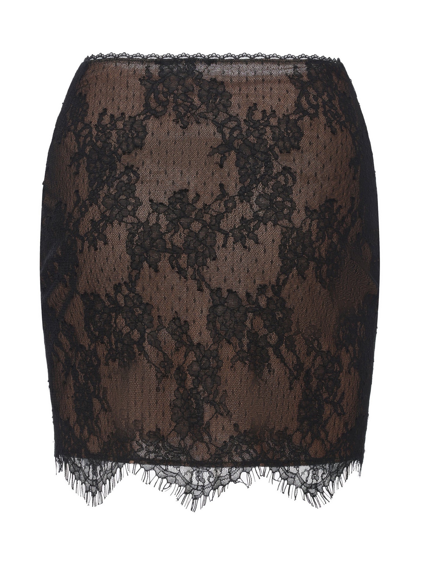 Alexandra Lace Black Skirt