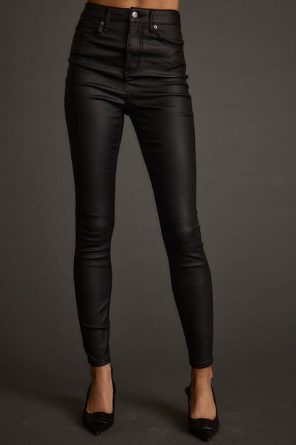 Nixon Black Coated Pants