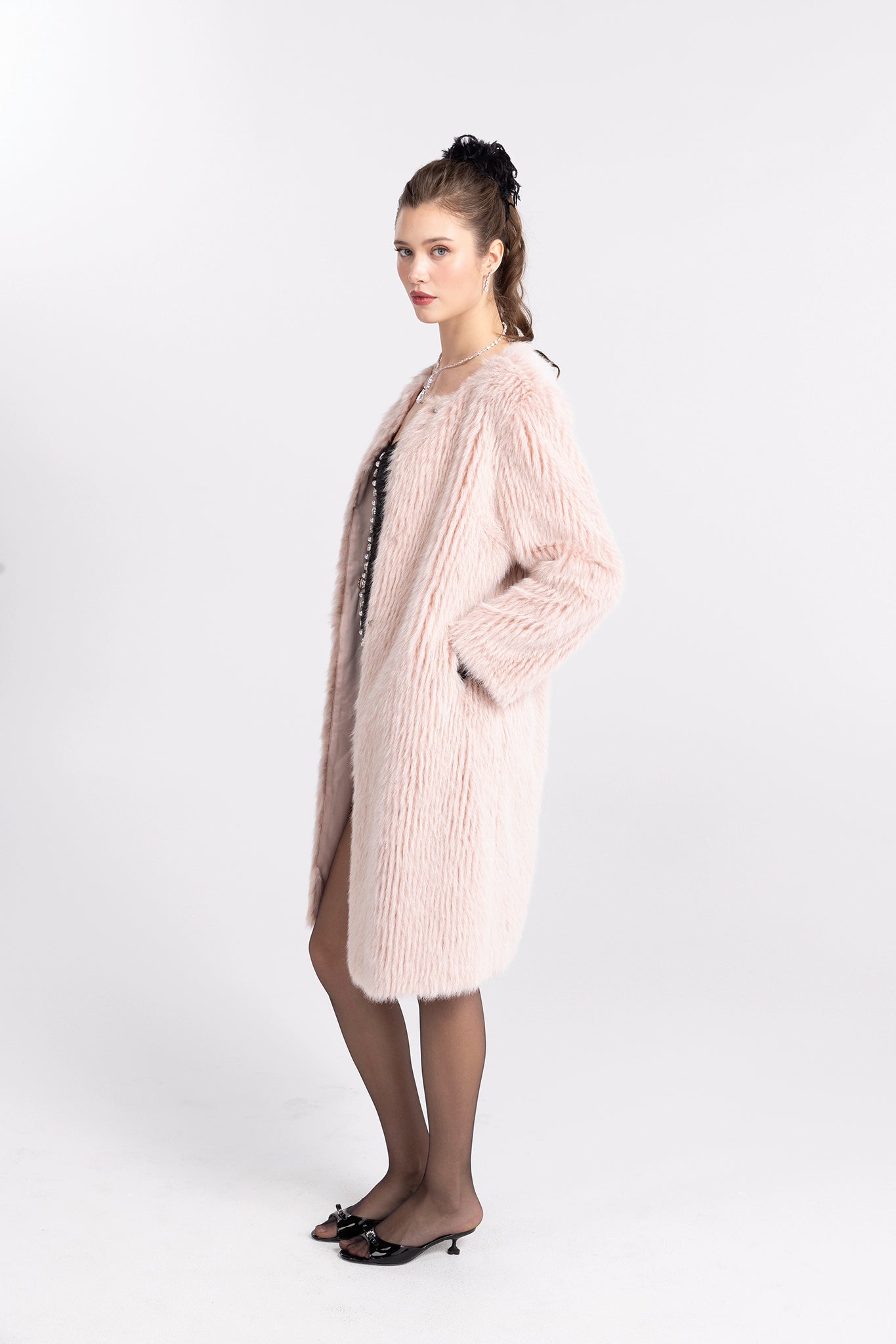 J’adore Faux Fur Long Coat