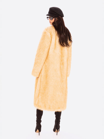 Isolde Faux Fur Long Coat