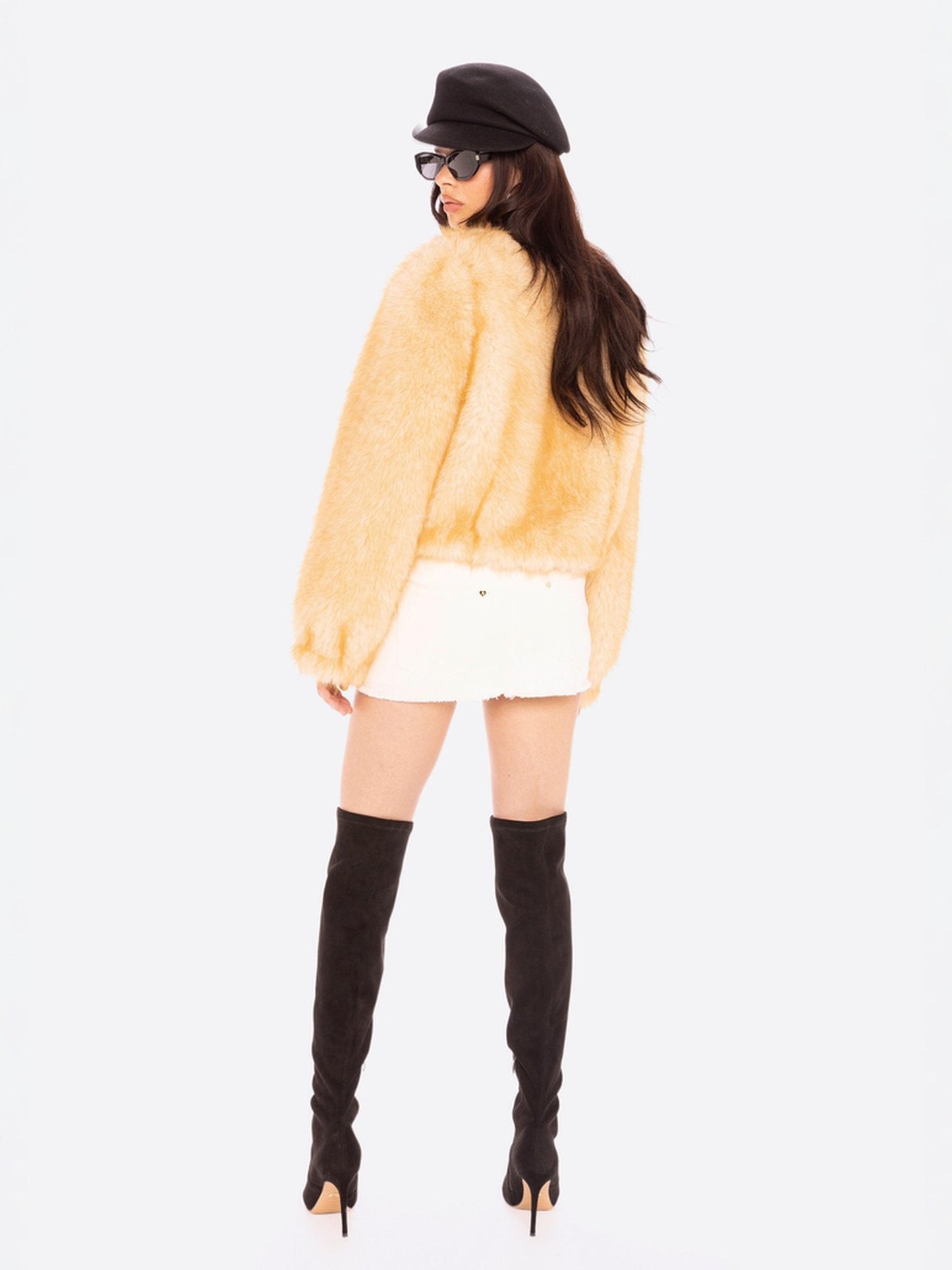 Lavinia Short Faux Fur Jacket