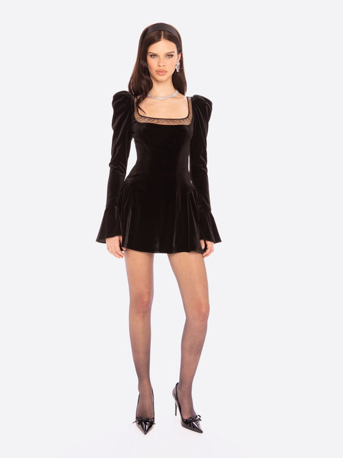 Leonora Velvet Mini Dress
