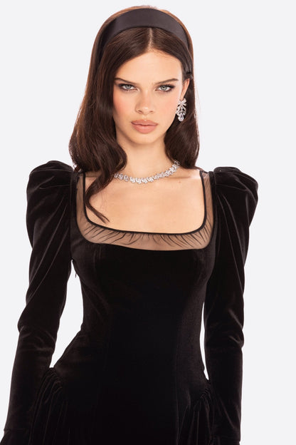 Leonora Velvet Mini Dress