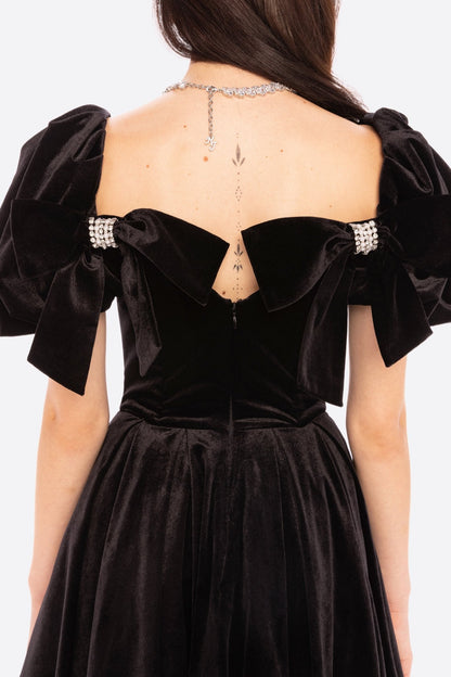 Lillian Velvet Mini Dress