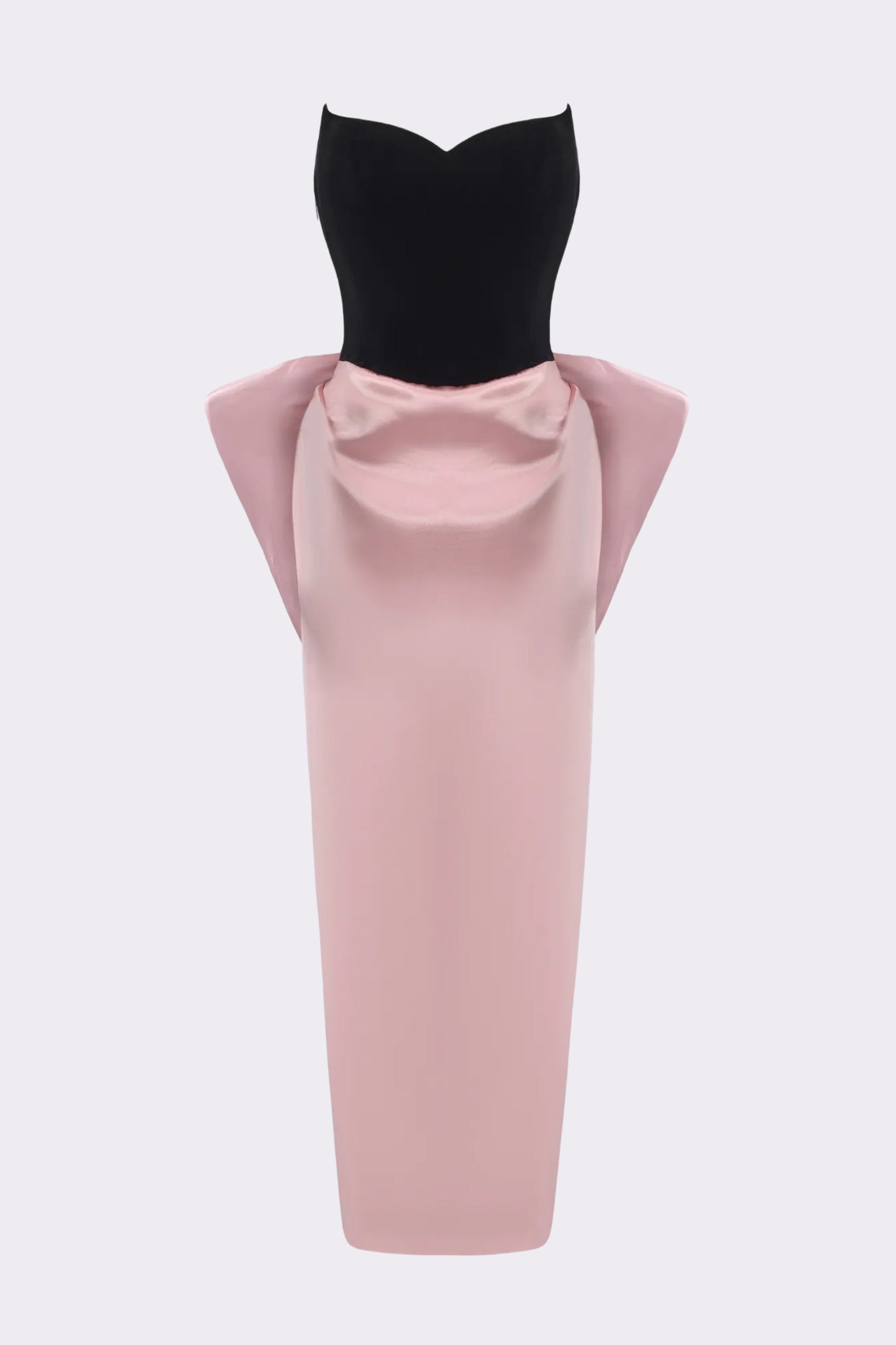 Amor Strapless Velvet Maxi Dress