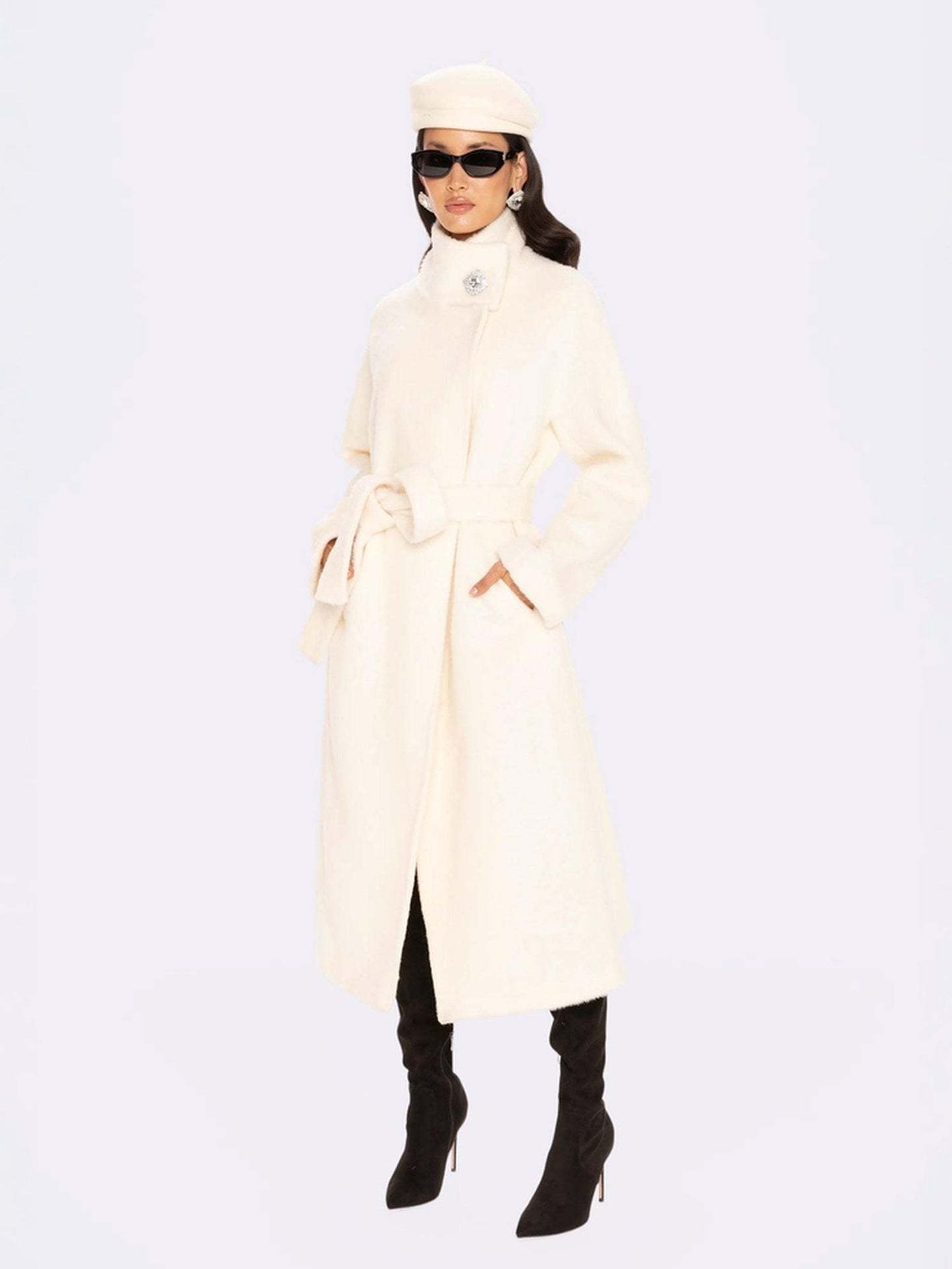 Audrey Long Coat (Off-white)
