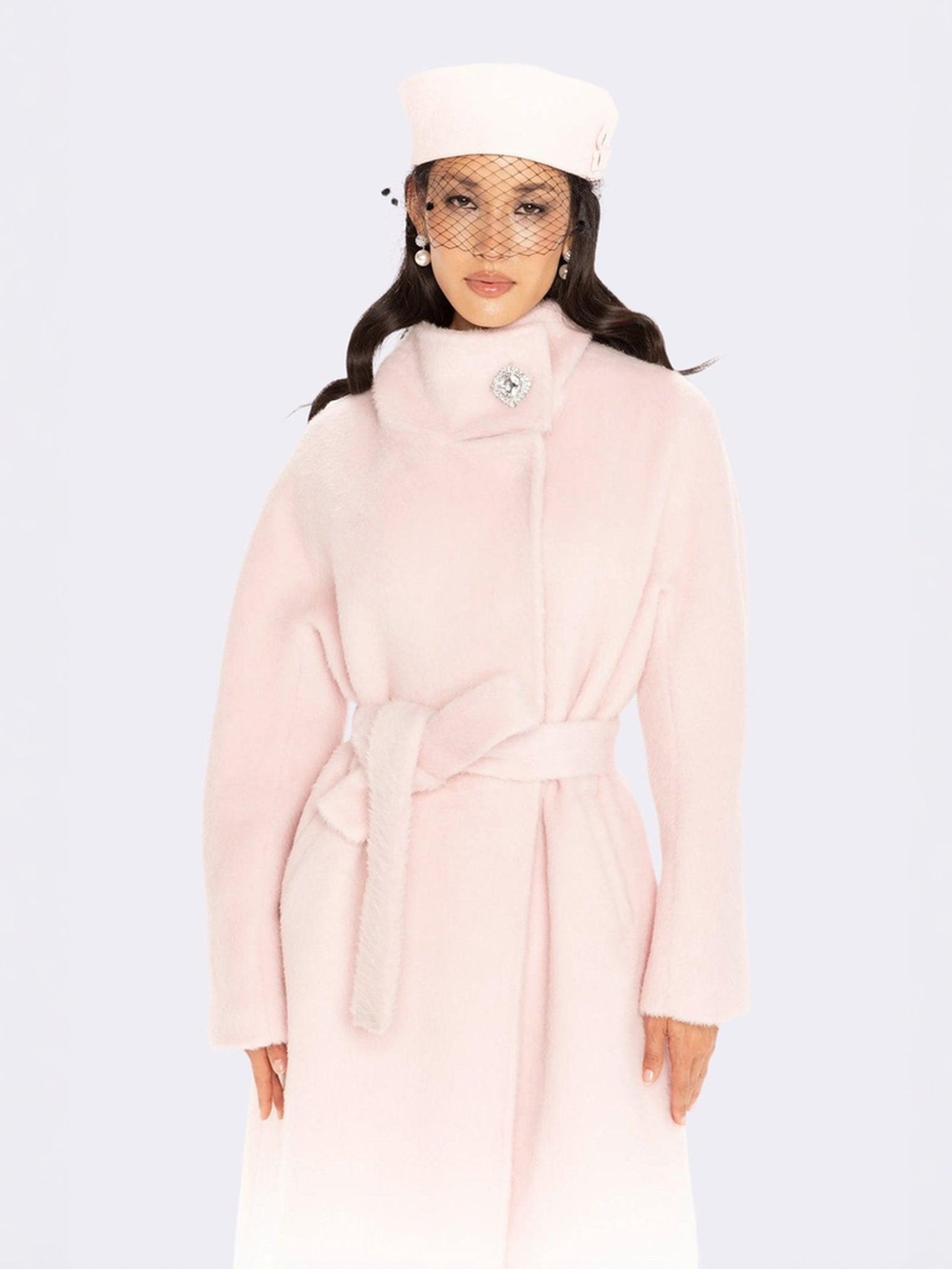 Audrey Long Coat (Pink)