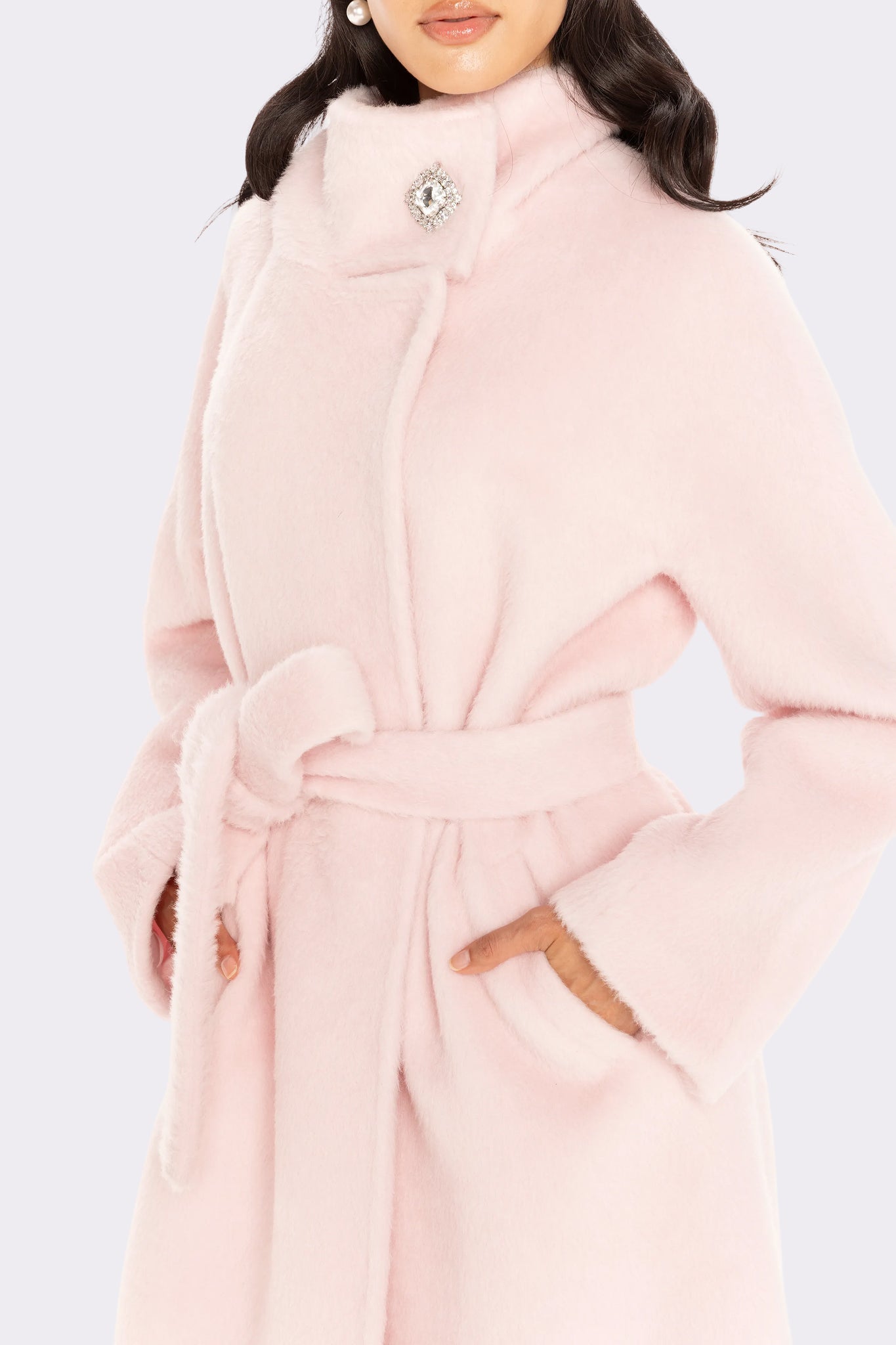 Audrey Long Coat (Pink)