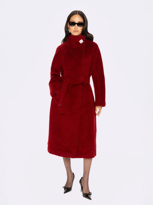 Audrey Long Coat (Red)