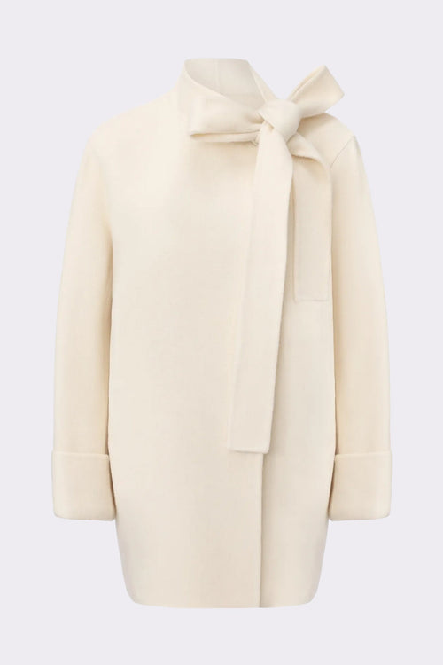 Juliette Cocoon Coat (White)