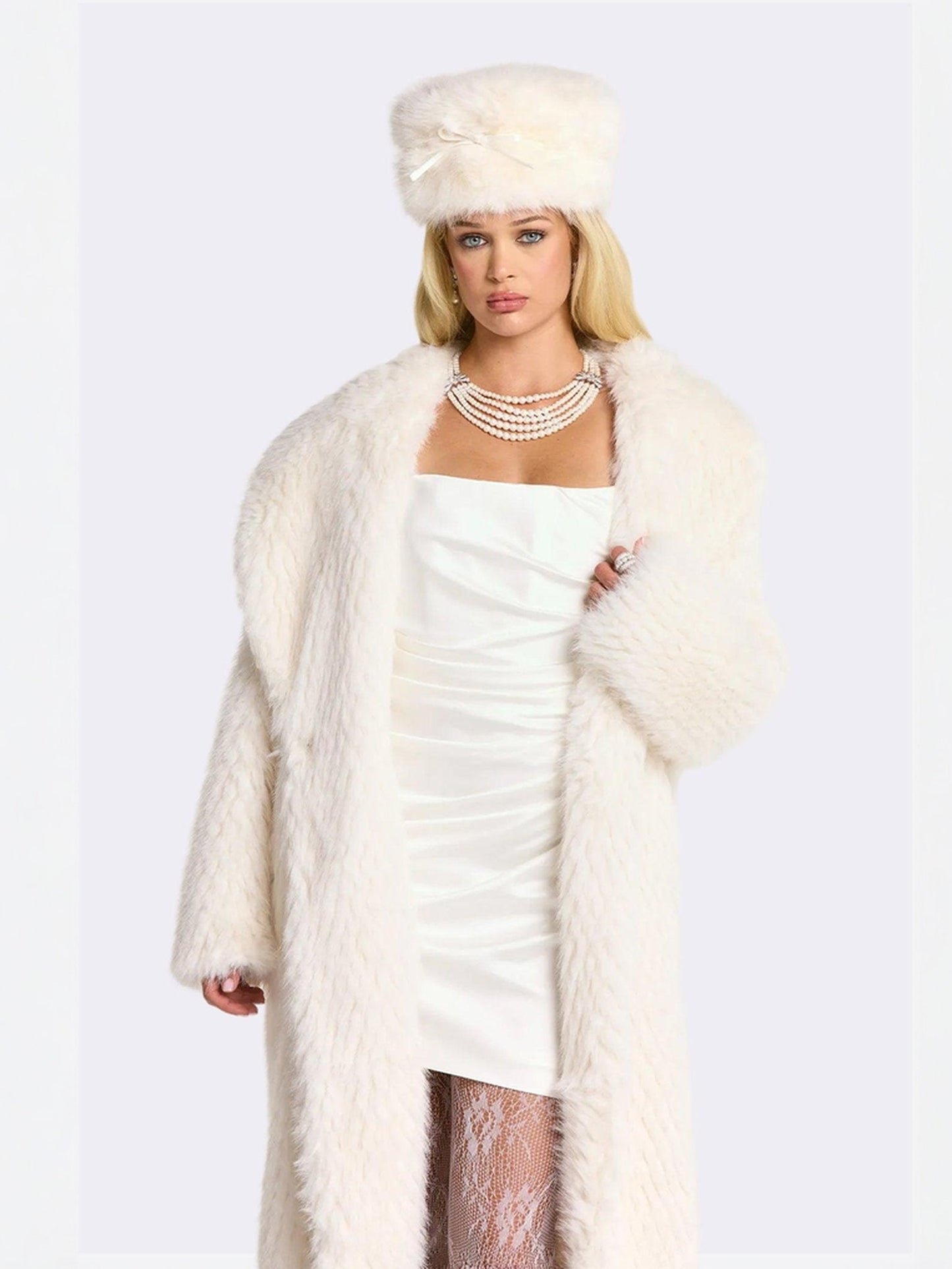Marisa Fur Coat (White)