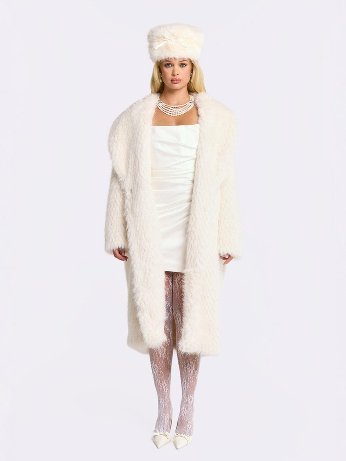 Marisa Fur Coat (White)