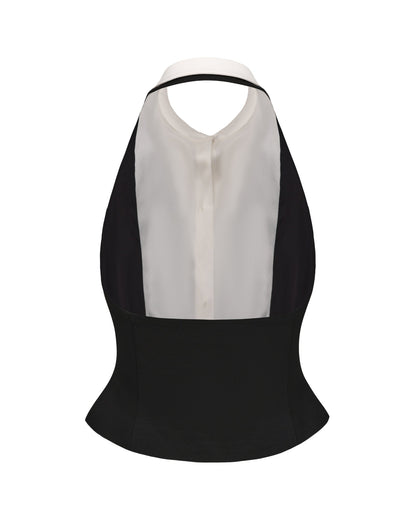 Anya Vest Top (Black)