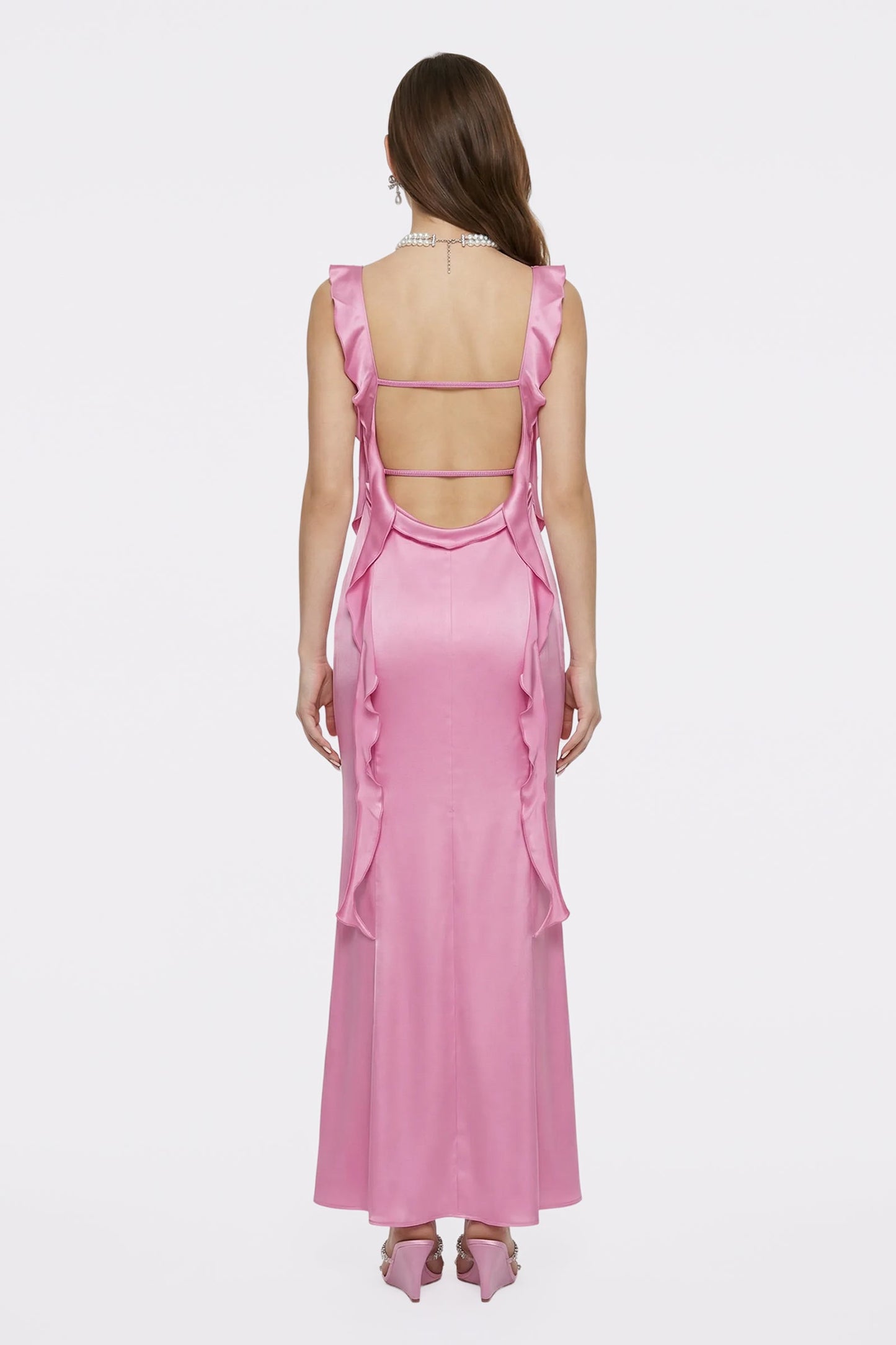 Caroline Dress (Magenta)