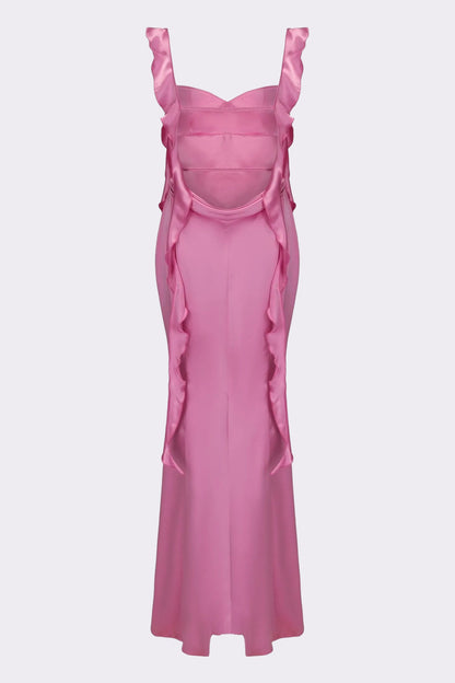 Caroline Dress (Magenta)