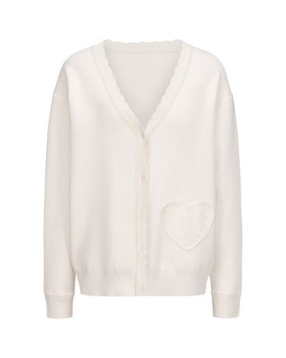 Carrie Cardigan (White)