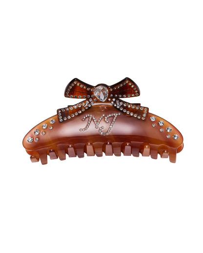 Edith Hair Clip (Brown)