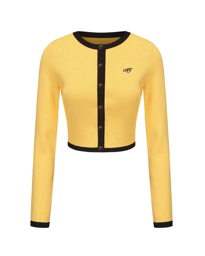 Eliza Knit Cardigan (Yellow)