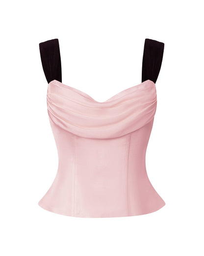 Gia Bow Top (Pink)