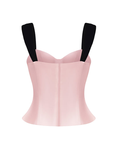 Gia Bow Top (Pink)