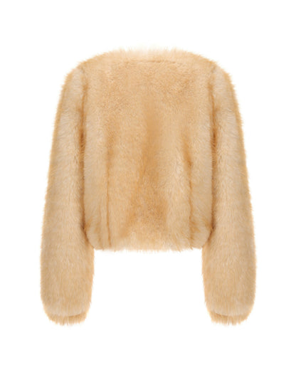 Lavinia Short Faux Fur Jacket