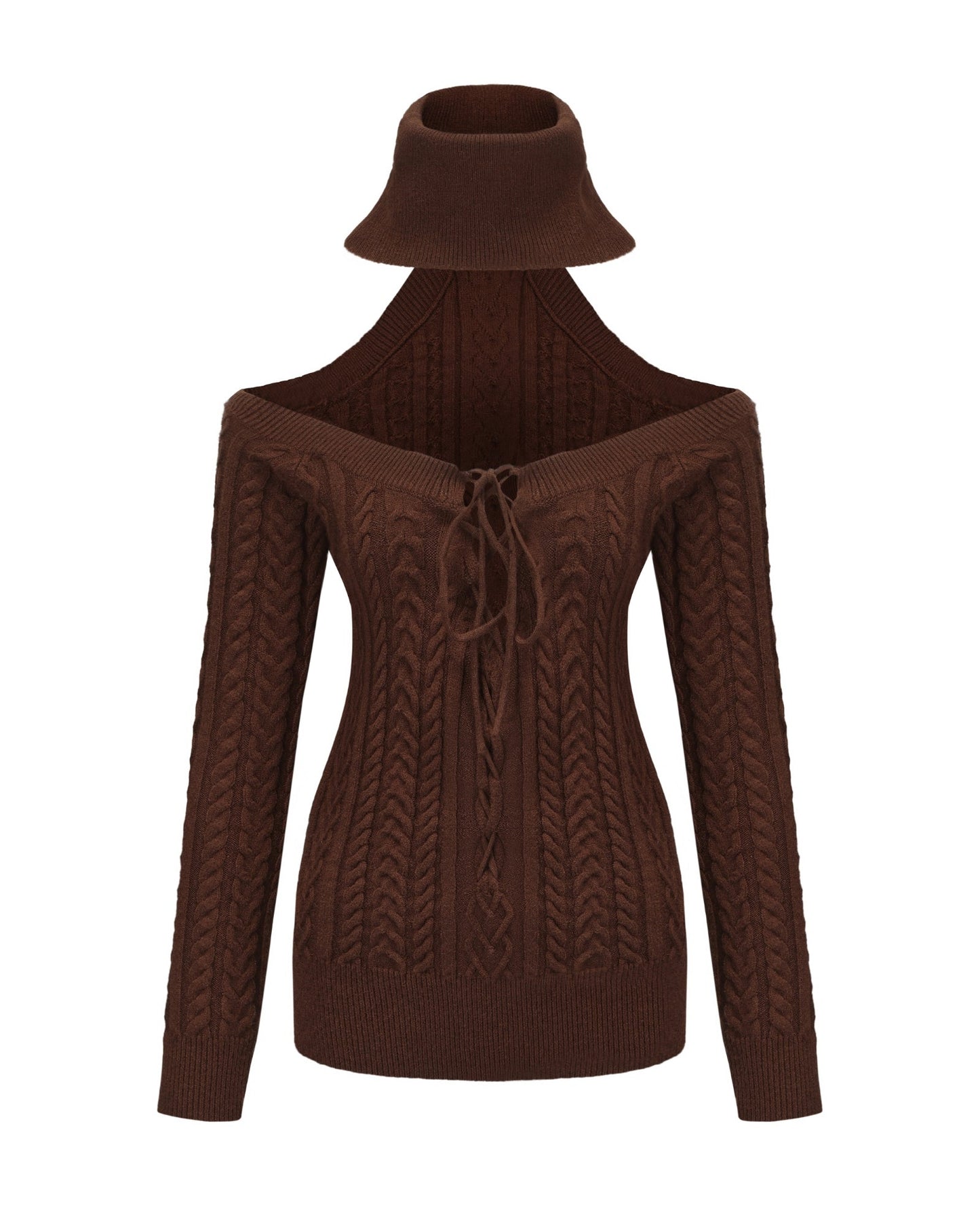 Margo Knit Dress (Brown)