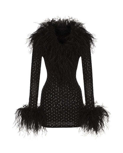 Margot Feather Mini Dress