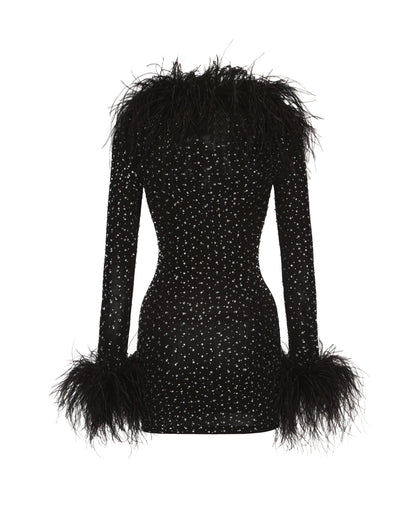 Margot Feather Mini Dress