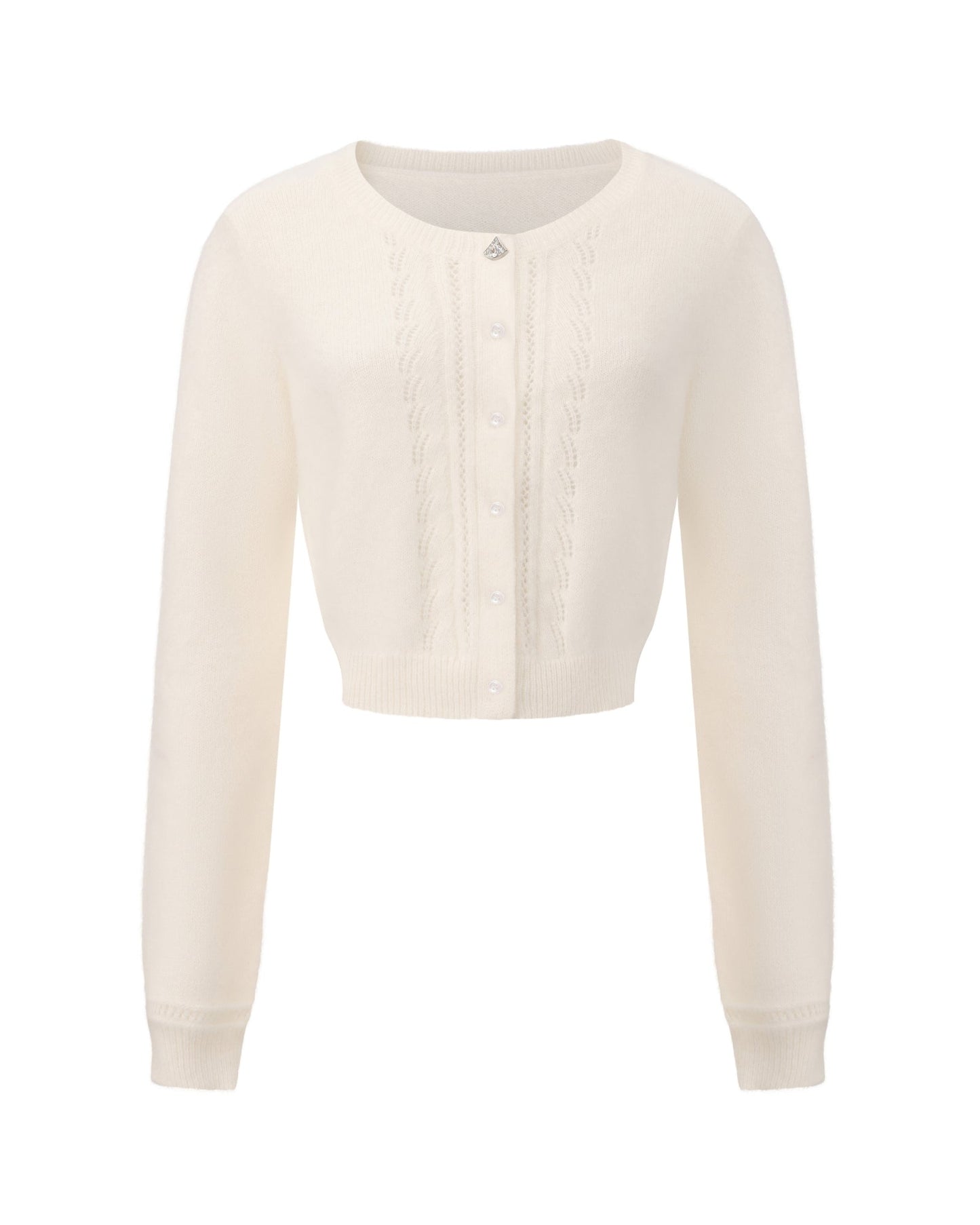 Mirabelle Knitted Cardigan (White)