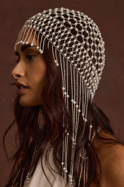 Polina Pearl Headpiece