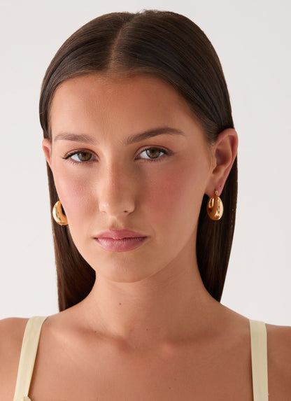 Petal Pop Earrings - Gold