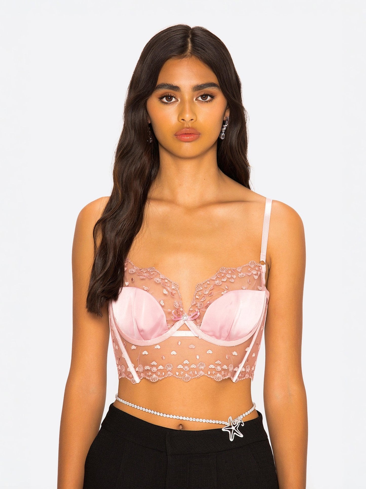 Kira Corset Top (Pink)