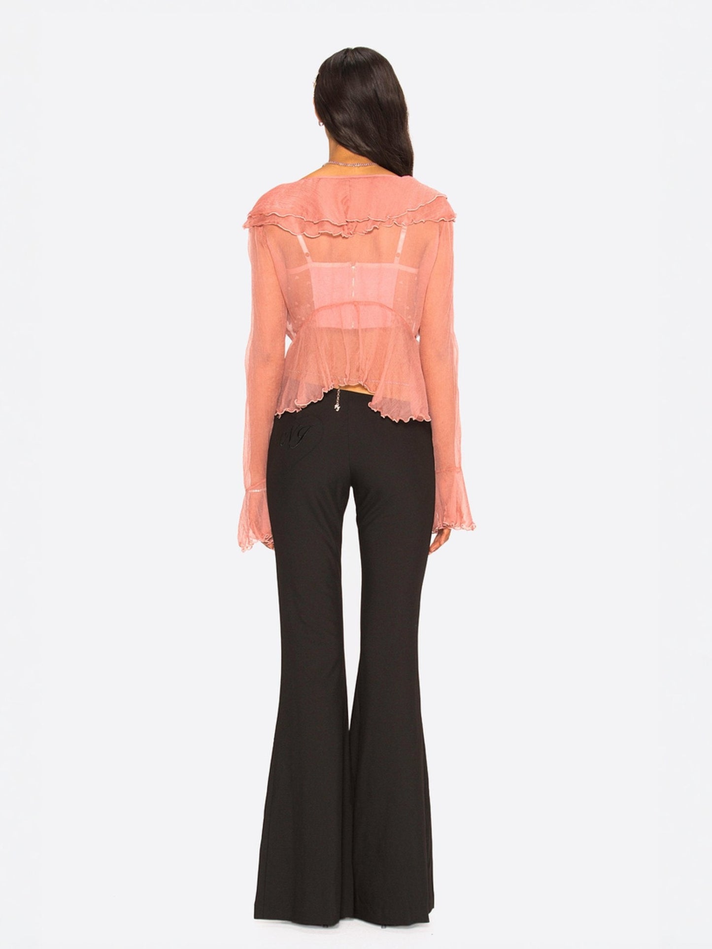 Gabriella Cardigan Top (Pink)