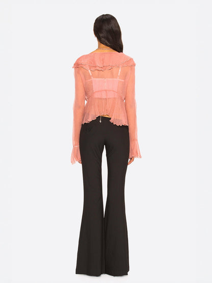 Gabriella Cardigan Top (Pink)