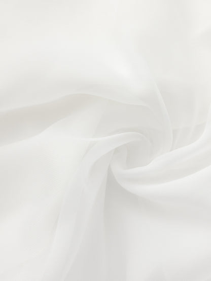 Capri Ruffle White Dress