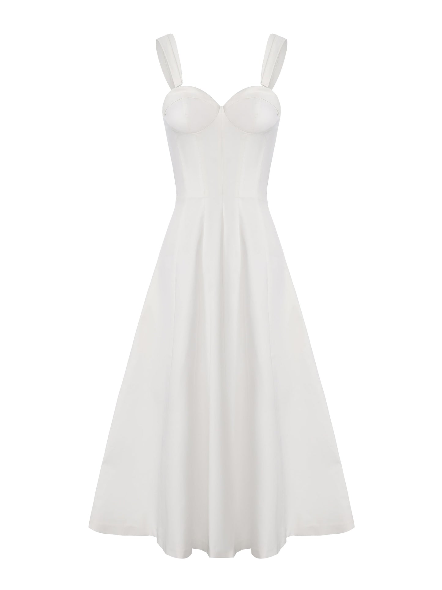 Emeline Corset White Dress