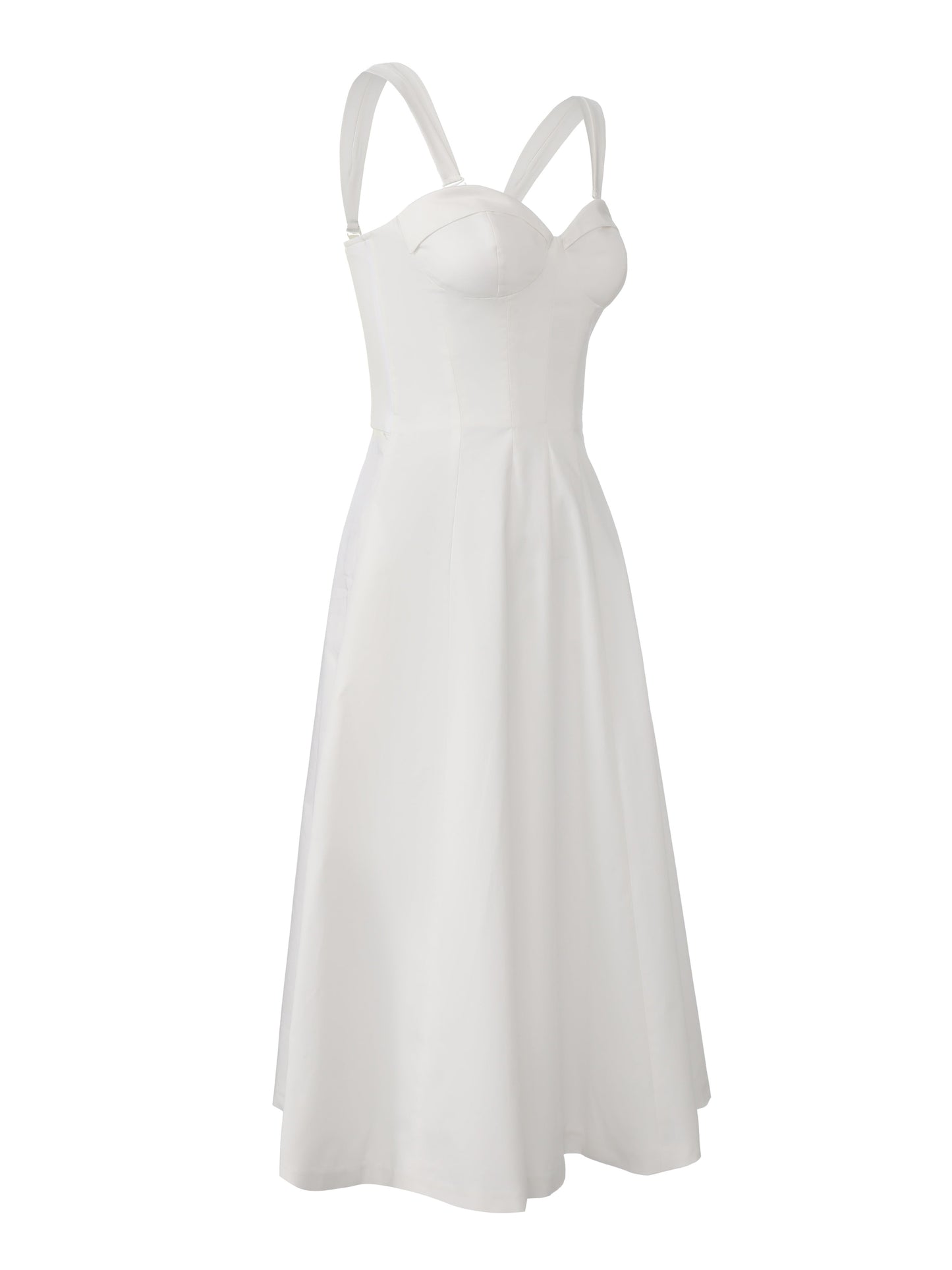 Emeline Corset White Dress