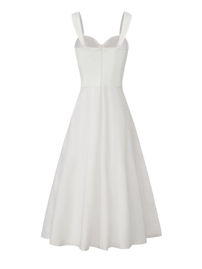 Emeline Corset White Dress