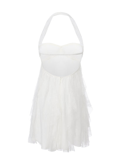 Lily Halter White Dress