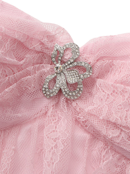 Lily Halter Pink Dress
