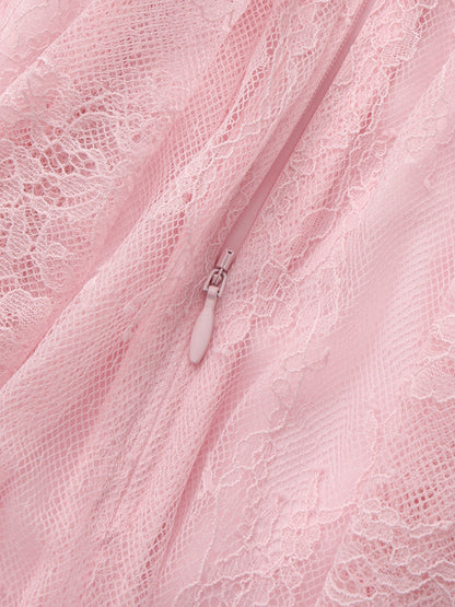 Lily Halter Pink Dress