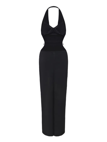 Maeve Cowl-Neck Black Dress