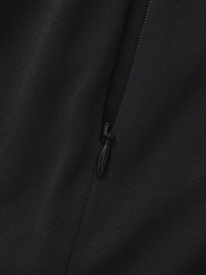 Maeve Cowl-Neck Black Dress