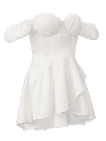 Daniella Off-Shoulder White Dress
