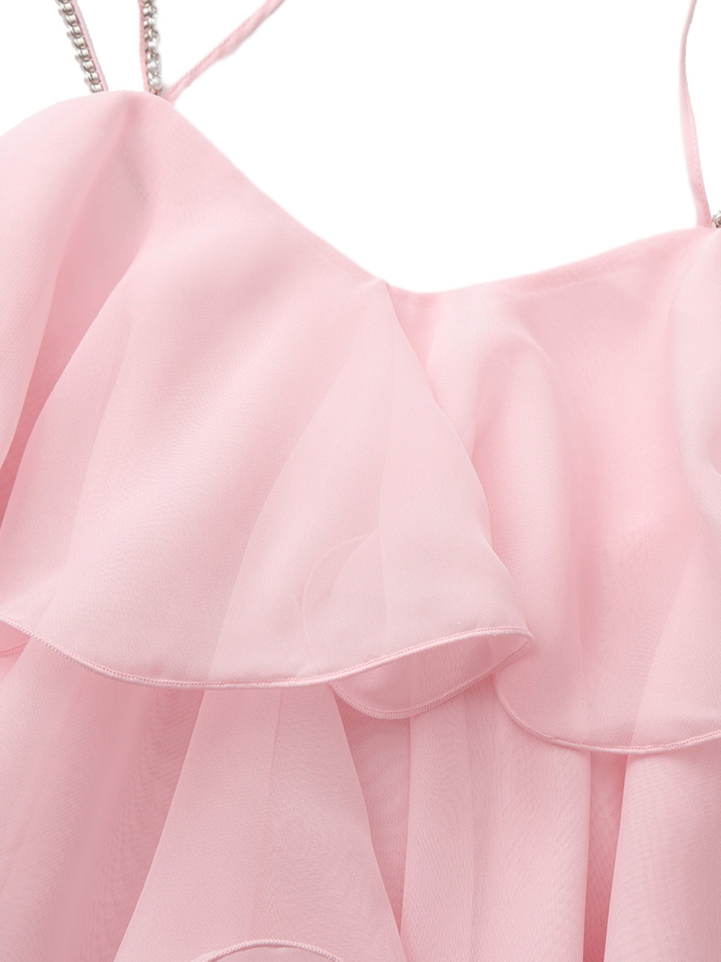 Fiona Tiered Pink Top