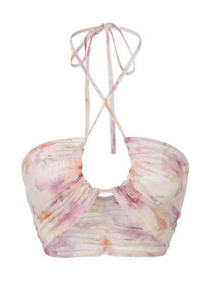 Marisol Halter Print Top