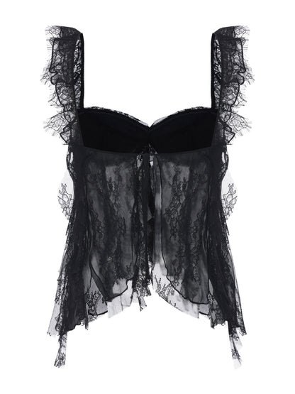 Faye Lace Black Top