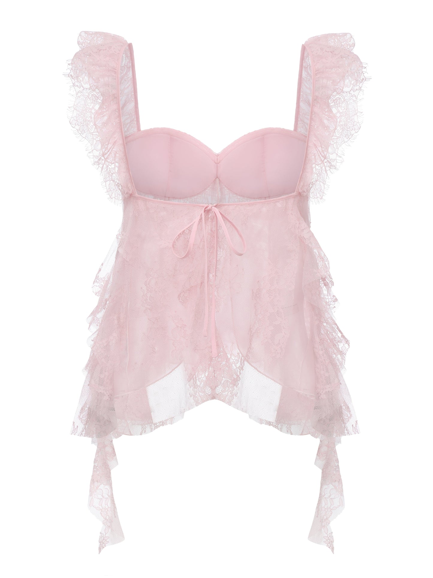 Faye Lace Pink Top