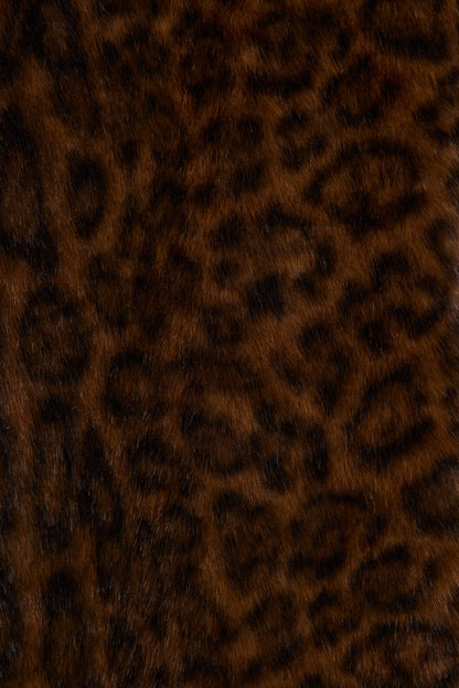 Rochelle Leopard Faux Fur Coat