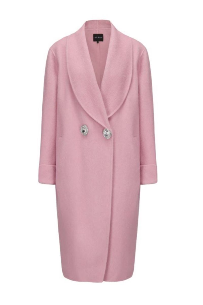 Audrina Coat (Pink) (Final Sale)